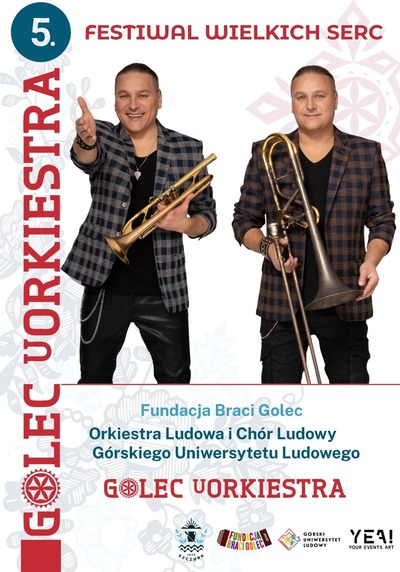 Plakat wydarzenia:  5. Festiwal Wielkich Serc 